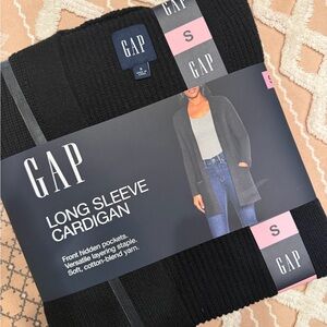 GAP Black Open Cardigan